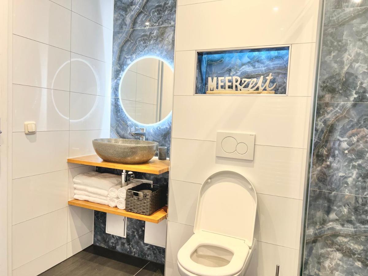 Reriker Perle Mit Sauna - Direkt Am Haffplatz Exteriör bild